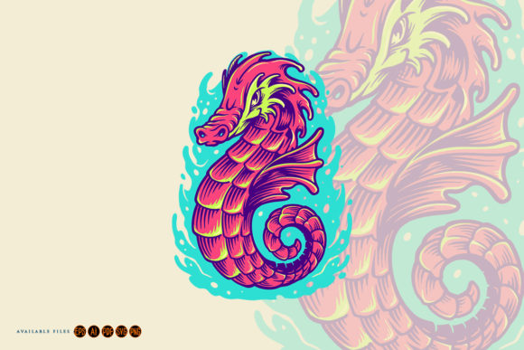 Beautiful Ocean Sea Horse Animal SVG: A Designer's Guide