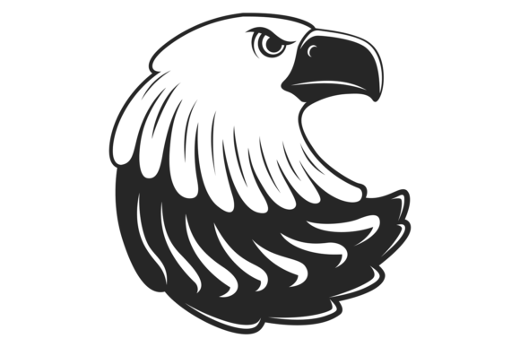 Bird Falcon Head Tattoo: A Bold Animal Black Icon