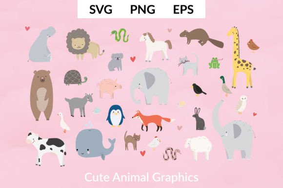 Charming Animal Graphics: Your Go-To Design Asset