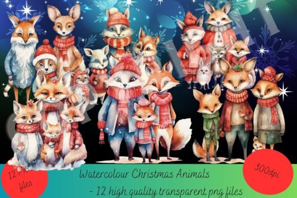 Christmas Animal Families: A Designer's Festive Toolkit