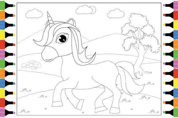 Coloring Unicorn Animal Cartoon for Kids: A Creative Guide