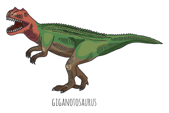 Giganotosaurus Drawing: Unleashing Prehistoric Power in Design