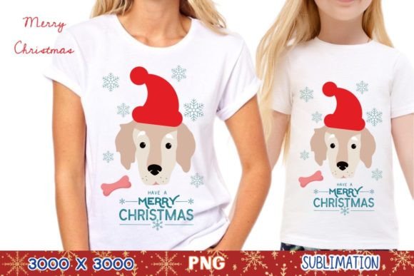 Holiday Funny Dog Christmas Animal PNG: Festive Designs