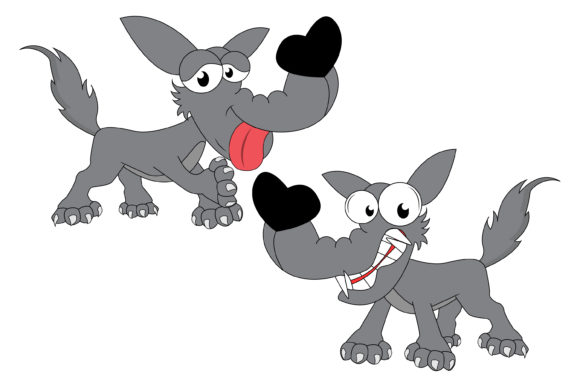 Unleashing the Charm of the Cute Wolf Animal Cartoon