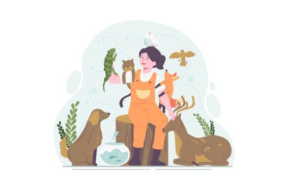 World Animal Day Illustration: Engaging AI SVG Graphics